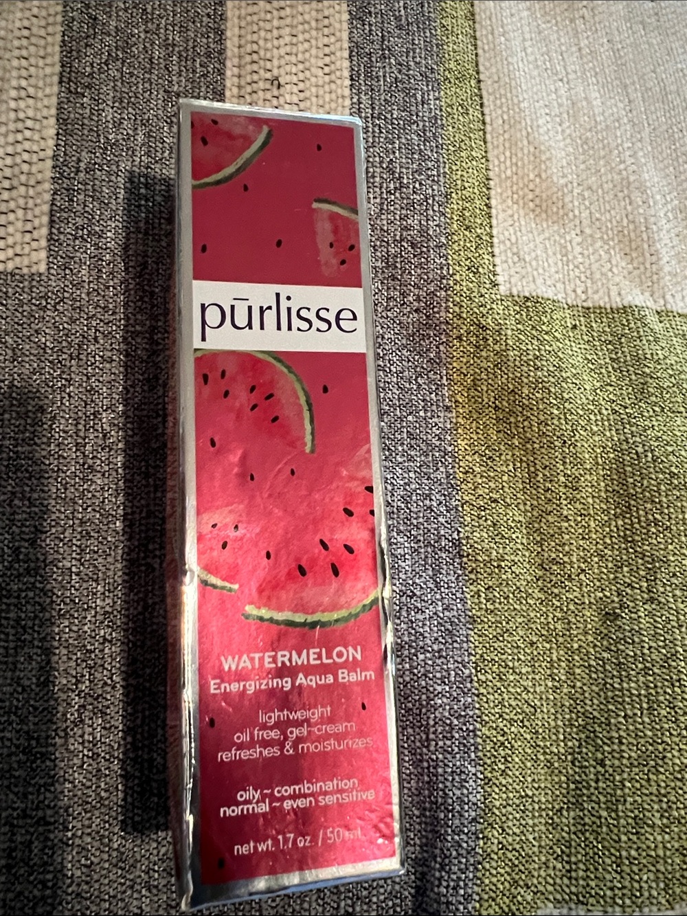 purlisse Watermelon Energizing Aqua Balm - Watermelon Pink Packaging
